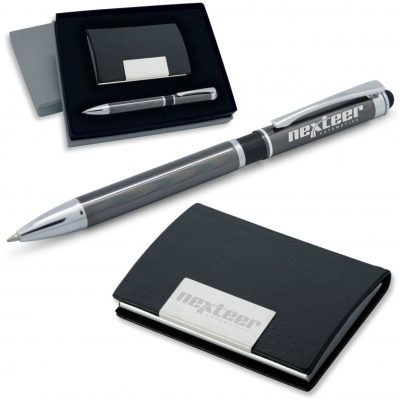 N40 Business Card Case w/Stylus Pen